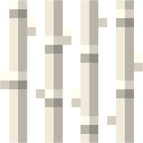 white sugar cane block