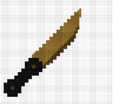 couteau en bois
