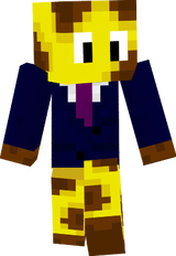 Giraffe in a suit