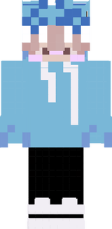 Blue shark anime cute