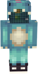 Dino suit blue