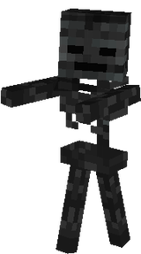 Skeleton weather with bow