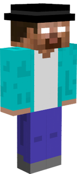 Herobrine with fedora