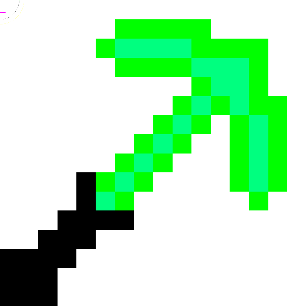 Preview of texture: Green Jedi Lightsaber - Pickaxe