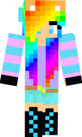 Rainbow Fox Skin