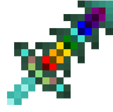 Rainbow Sword (Living in Nether mod)