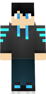 blue creeper hoodie boy