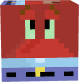 red mista krabs concrete powder