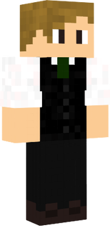 Bartender green tie