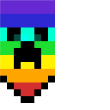 rainbow cape