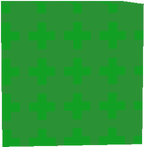 green doors wall