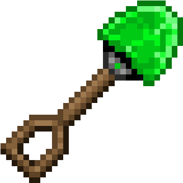 Preview of texture: emerald shovel