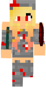 Redstone miner girl