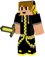 OMD holding a sword