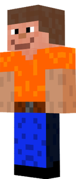 Kale Orange Shirt Light Blue Jeans