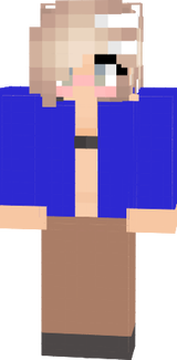 girl in a blue coat (removable cloths).