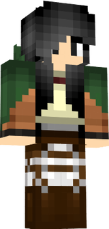 HeyItsSophieD Mikasa skin