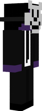 Michael Afton Healed With black suit & White Bear Mask