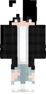 Clean schwarz weiß skin