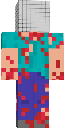 Preview of texture: Zombie-Steve (Headless)