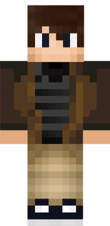 Brown leather jacket