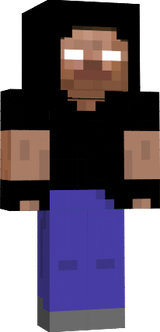 Herobrine noir capuche