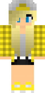 Yellow Plad Girl