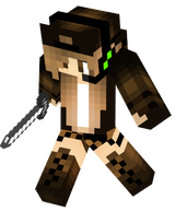 Brown Gamer Wolf Girl