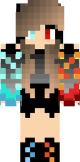 fire and water girl