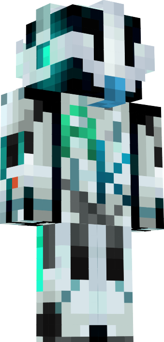 Preview of texture: green ender-robot 2