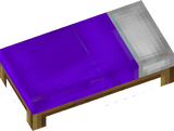 purple bed