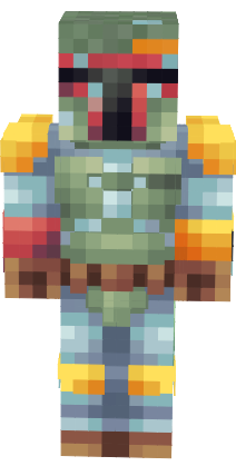 Preview of texture: Boba Fett (For techne modeling)