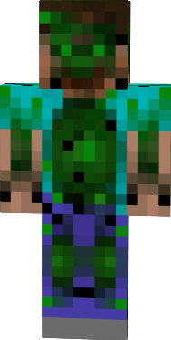 Preview of texture: Steve creeper 