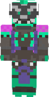 Cyber Demon Genji Green Oni Mask