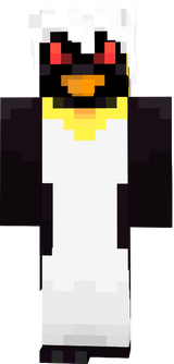 penguin with white hair
