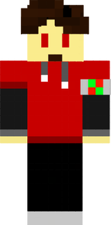 Skin wolf red humano 