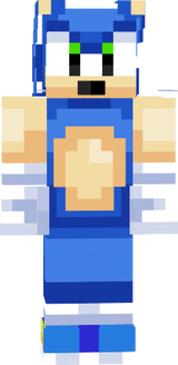 Sonic with blue shoes