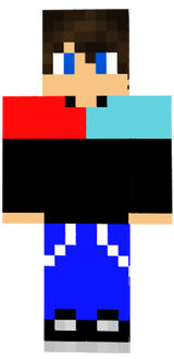 red and blue beast