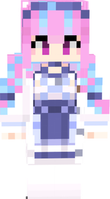 white Minato Aqua girl may
