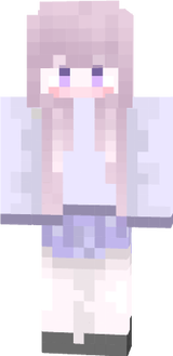 マイクラオリジナルスキン　紫