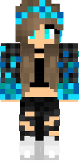 Zooey0320 Blue Girl Skin