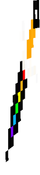 Rainbow Dagger (Wooden Sword Retexture)