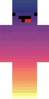 rainbow purple noob skin
