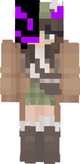 purple anime galagtic girl