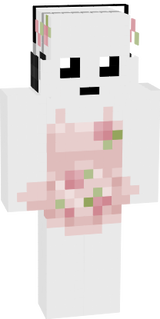 Fluffy yippee w/ earphones and pink dress