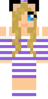 purple cat girl