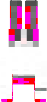 Red Pink Vested Toast Rabbit