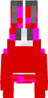 Red Pink Vested Rabbit