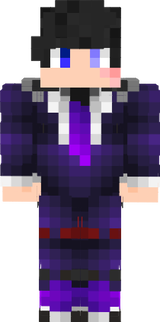 purple suit
