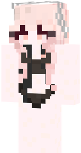 Pink hair bikini girl